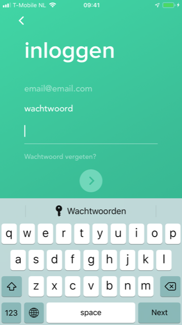 DE FOUTMELDING ONJUIST WACHTWOORD visual data 7